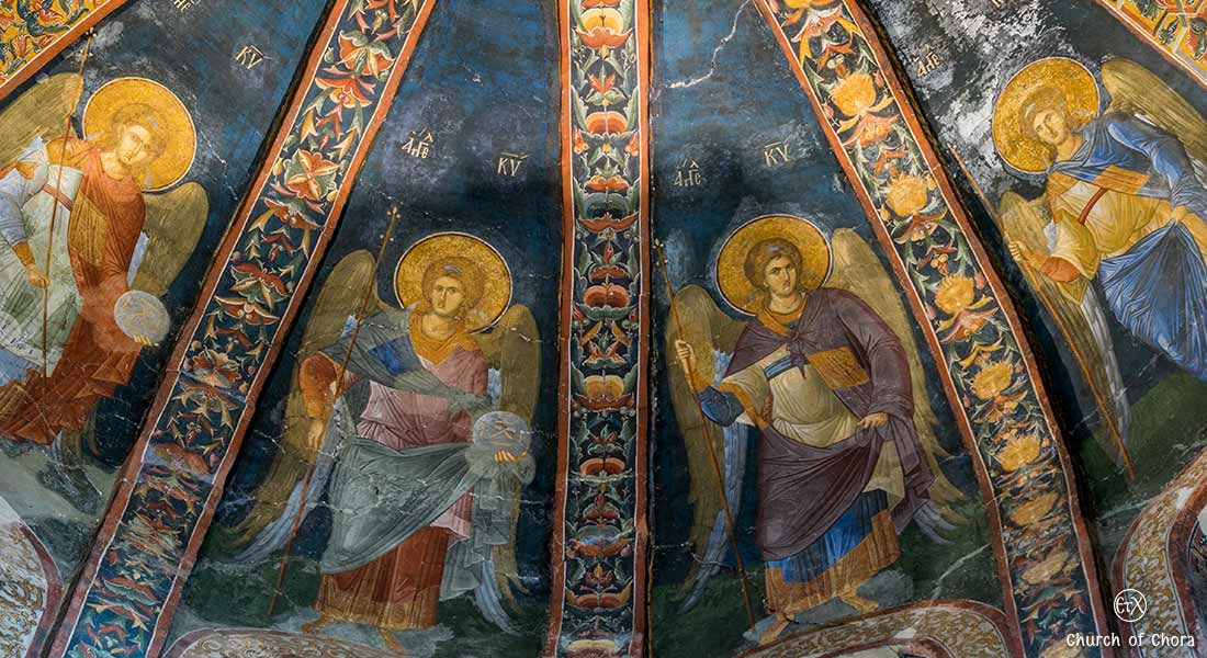 Chora Museum (Chora Church) Istanbul, Parekklesion, Angels